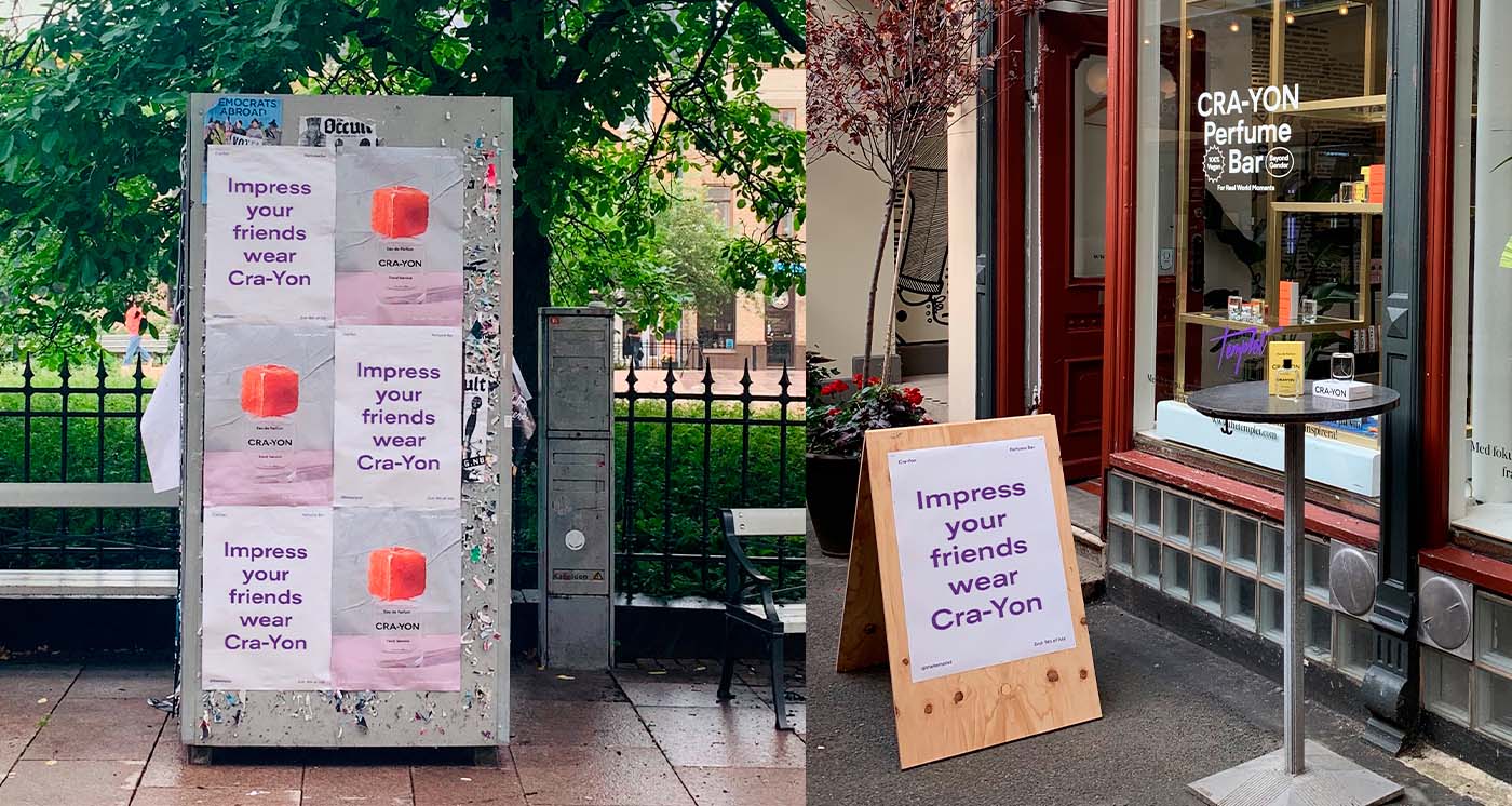 Impress your friends with CRA-YON — bold posters and street charm meet niche fragrance power