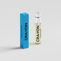 CRA-YON 'Continental' pocket perfume in glass spray bottle with blue box on white background