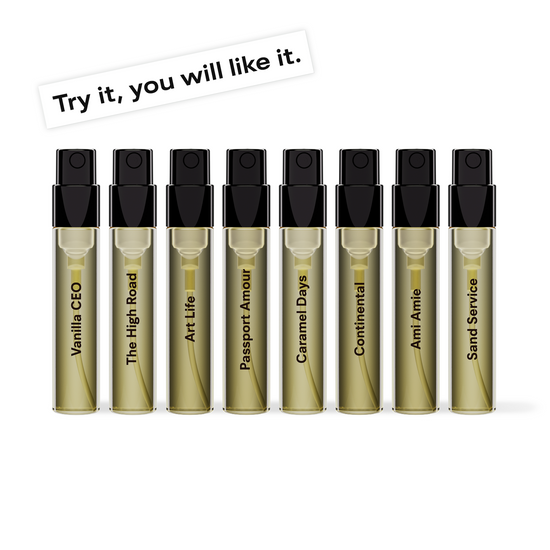 Try the CRA-YON scents. 8x2ml samples. -image