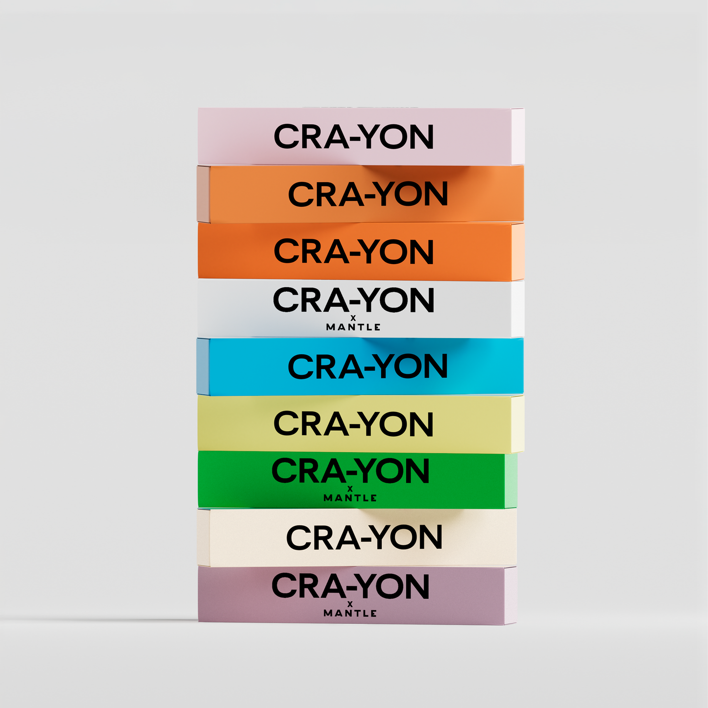 cra-yon travel size perfume collection on light background