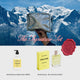 The Signature Set with Sand Service Eau de Parfum 50ml, Hand & Body Lotion 500ml and silver CRA-YON Beauty Bag