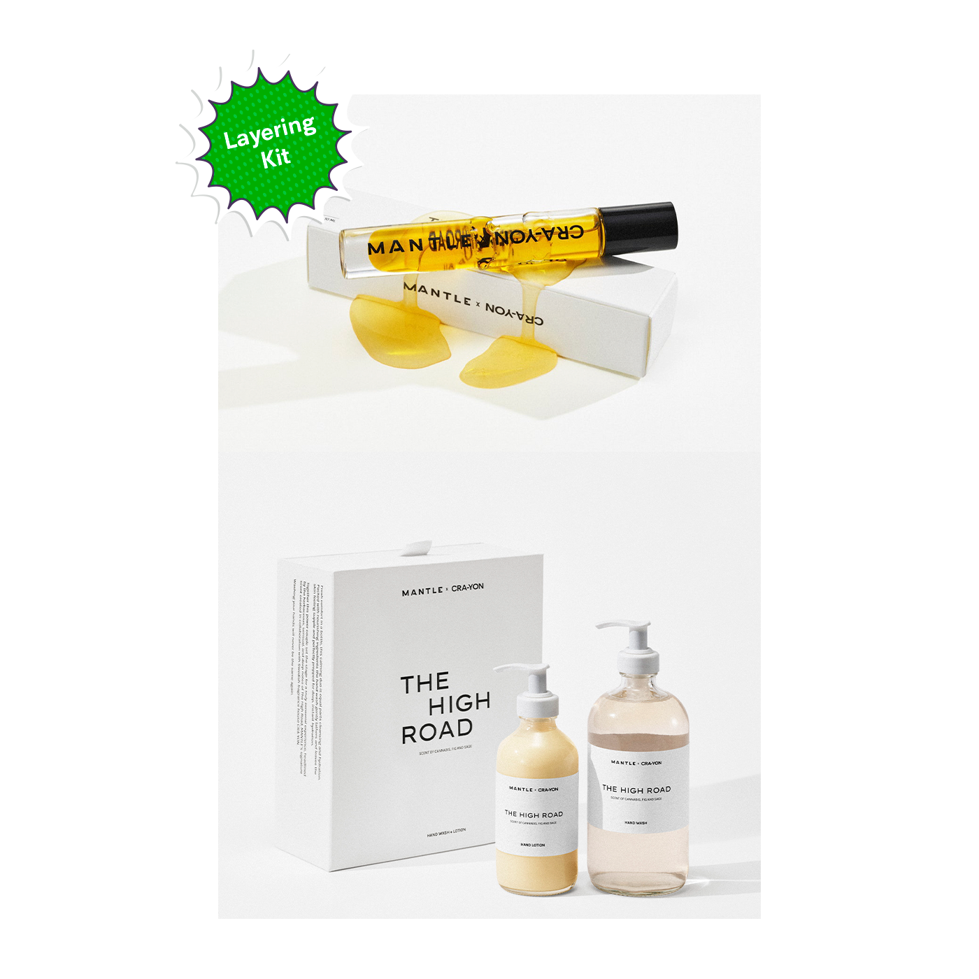 The High Road. Treat yourself to an extraordinary self-care routine. Alcohol free Perfume oil, combining fragrance and skincare. Including soap and lotion.-image