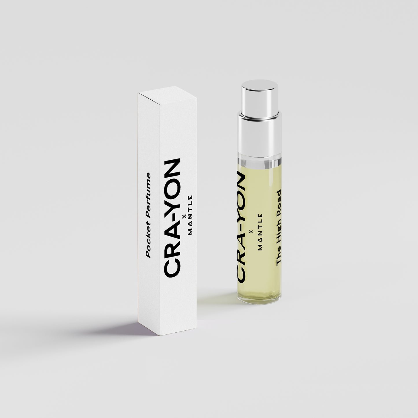 CRA-YON The High Road pocket perfume edp on light background