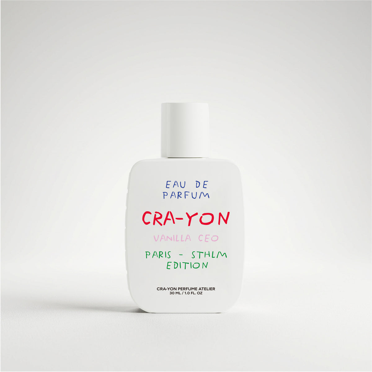 VANILLA CEO LIMITED EDITION 30ML PACKSHOT IN THE STUDIO 