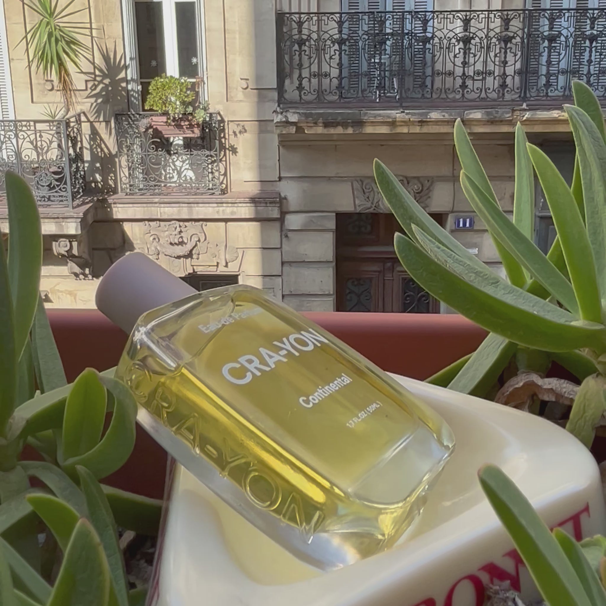 CRA-YON Continental Eau de Parfum in city background