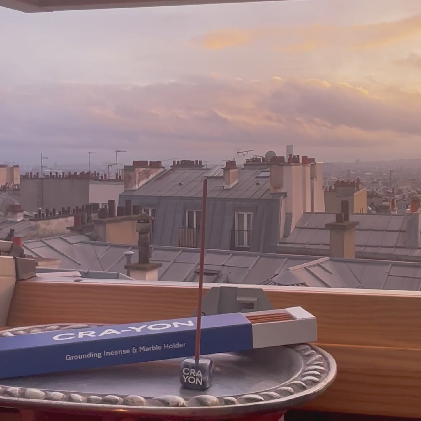 CRA-YON Grounding incense sticks and marble holder in Paris