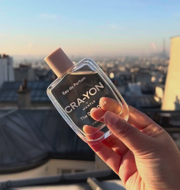 The dusk daze perfume bottle from Paris roof top