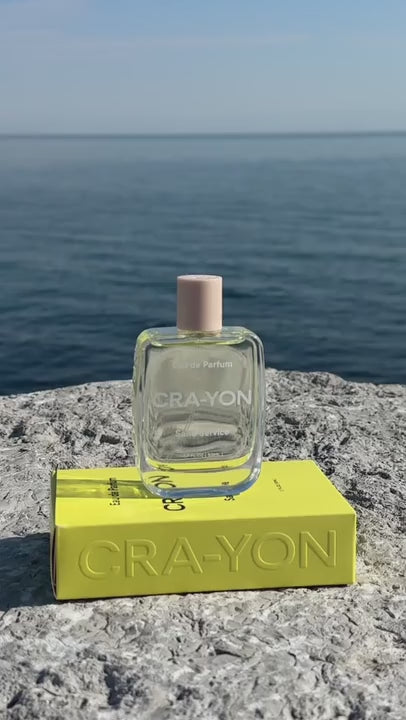 girl talking about sand service in front of the camera.