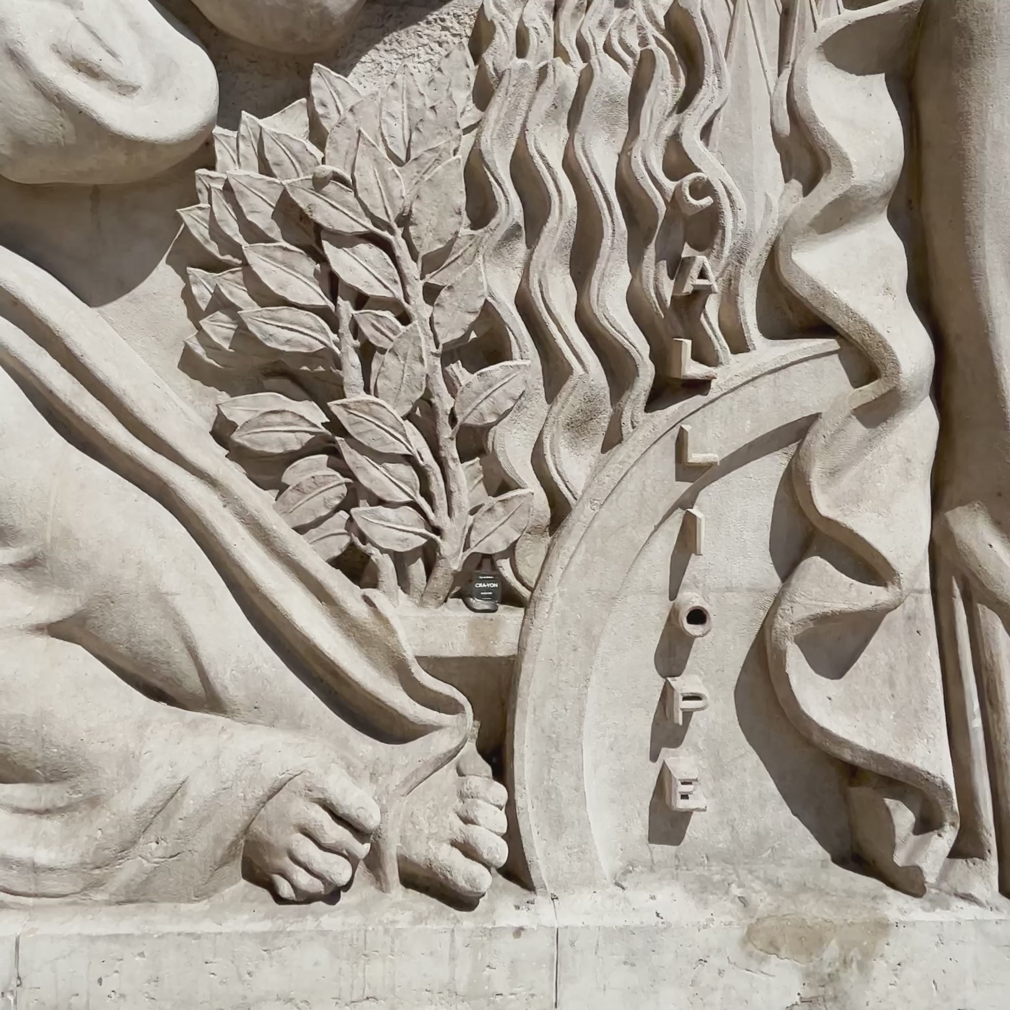 CRA-YON Vanilla CEO Eau de Parfum in front of beige mural